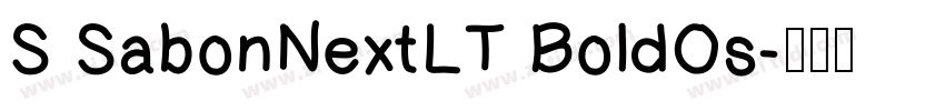 S SabonNextLT BoldOs字体转换